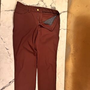 lululemon ABC pant size 30 maroon